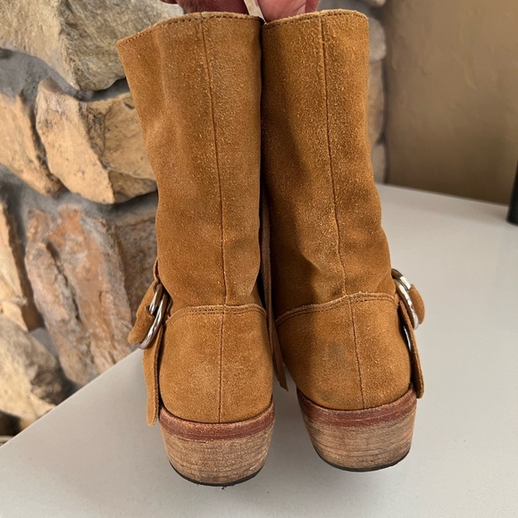 Free People Brown Suede Vienna Ankle Boots Size 37 - Picture 10 of 14